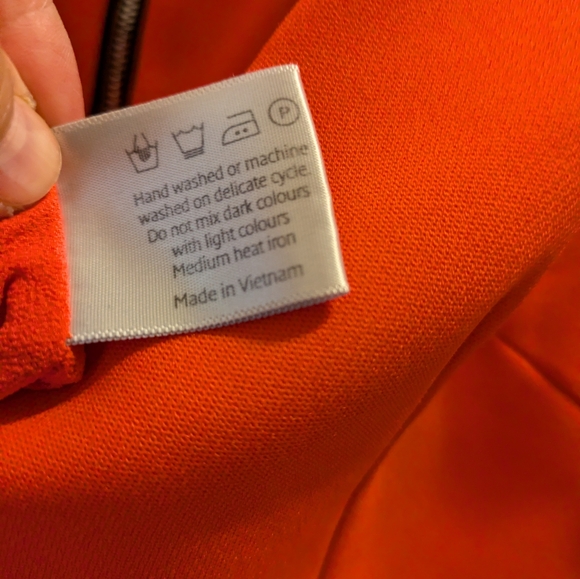 Yaly Couture Designer Orange Dress- - Picture 5 of 5